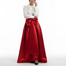 Load image into Gallery viewer, Evenings Red Satin Ballgown Skirt