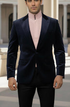 Load image into Gallery viewer, Men’s Pleats Bib Banded Collar Organic Cotton Shirt