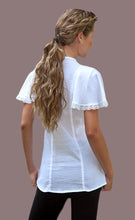 Load image into Gallery viewer, Flutter Sleeves Cotton Blouse