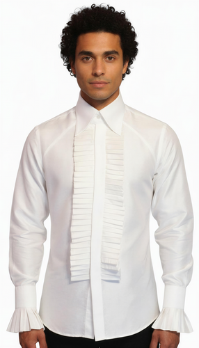 Men's Raglan Sleeve Organic Cotton Dress Shirt