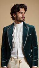 Load image into Gallery viewer, Mens 100% Silk Shirt with Detachable Jabot