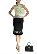 Load image into Gallery viewer, Embroidery Silk Embelished Top