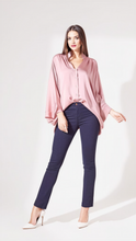 Load image into Gallery viewer, Dusty Pink Silk Batwing Top