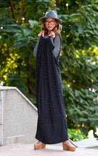Load image into Gallery viewer, Draped knit one shoulder caftan dress