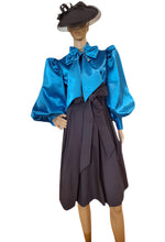 Load image into Gallery viewer, High Waist Cotton Pleated Skirt