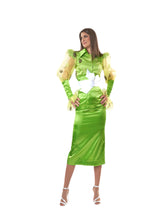 Load image into Gallery viewer, Chartreuse High Waist Satin Pencil Skirt in Sizes XS S M L XL 2XL 3XL