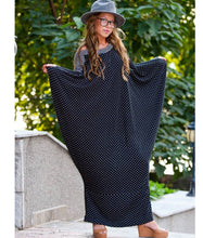 Load image into Gallery viewer, Draped knit one shoulder caftan dress