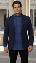 Load image into Gallery viewer, Men’s Ruffled Front Organic Egyptian Cotton Button Down Shirt