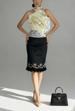 Load image into Gallery viewer, Embroidery Silk Embelished Top