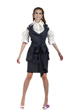 Load image into Gallery viewer, Retro Pinstripe Navy Vest