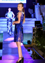 Load image into Gallery viewer, Reversible Sequined Mini Dress