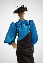 Load image into Gallery viewer, Tie-Neck Satin Top