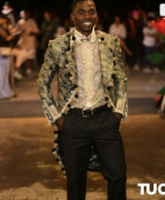 Load image into Gallery viewer, Ruffles Embroidery Silk Transparent Men’s Shirt