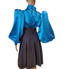 Load image into Gallery viewer, High Waist Cotton Pleated Skirt