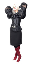 Load image into Gallery viewer, Sheer Ruched Sleeve Organza &amp; Satin  Bow Blouse