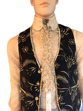 Load image into Gallery viewer, Ruffles Embroidery Silk Transparent Men’s Shirt