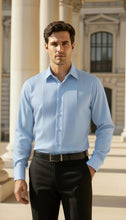 Load image into Gallery viewer, Men’s Pleats Details Front Silk Shirt