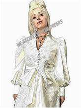 Load image into Gallery viewer, Boudoir Silk &amp; Lace Long Robe Lounge