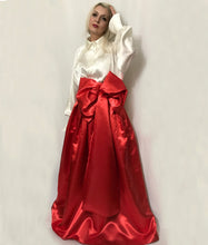 Load image into Gallery viewer, Evenings Red Satin Ballgown Skirt