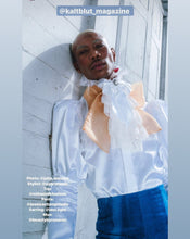 Load image into Gallery viewer, Men&#39;s Victorian Satin&amp; Lace Details Men Shirt