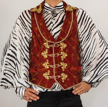 Load image into Gallery viewer, Men&#39;s Zebra Print Silk Georgette Raglan Shirt