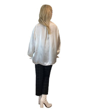 Load image into Gallery viewer, Pussy-bow Silk Charmeuse Shirt