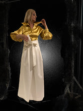 Load image into Gallery viewer, Wide - Leg Cotton Trousers