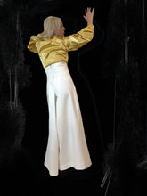 Load image into Gallery viewer, Wide - Leg Cotton Trousers