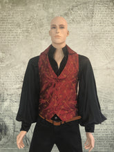 Load image into Gallery viewer, Modern Fit 100% Silk Embroidered Men&#39;s Vest English Regency entire