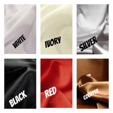 Load image into Gallery viewer, V-Neck Batwing Satin Dress