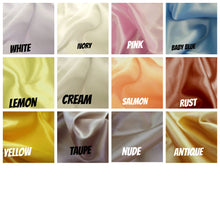 Load image into Gallery viewer, Puff-Sleeve Satin Bow-Neck Blouse