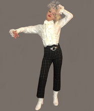 Load image into Gallery viewer, Ivory Long Sleeve Pleat Detail Silk Shirt