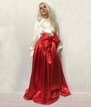 Load image into Gallery viewer, Evenings Red Satin Ballgown Skirt