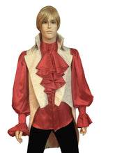 Load image into Gallery viewer, Men&#39;s Silk Charmeuse Ruffle Shirt