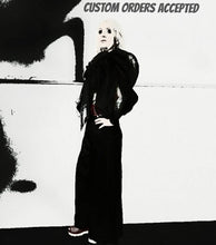 Load image into Gallery viewer, Sheer Ruched Sleeve Organza &amp; Satin  Bow Blouse