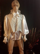 Load image into Gallery viewer, English Regency Double Bressted Men&#39;s Vest in Snow White