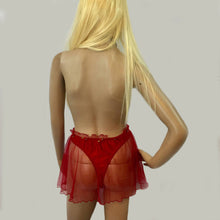 Load image into Gallery viewer, Skirted Silk Charmeuse Thong