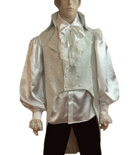 Load image into Gallery viewer, English Regency Double Bressted Men&#39;s Vest in Snow White