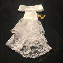 Load image into Gallery viewer, Silk Detachable Jabot with Lace Details