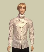 Load image into Gallery viewer, Men&#39;s Raglan Sleeve Silk Dressy Shirt