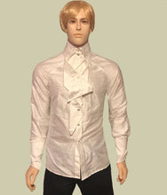 Load image into Gallery viewer, Men&#39;s Raglan Sleeve Silk Dressy Shirt