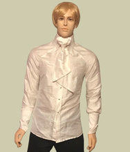 Load image into Gallery viewer, Men&#39;s Raglan Sleeve Silk Dressy Shirt